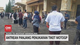 VIDEO: Antrean Panjang Penukaran Tiket MotoGP