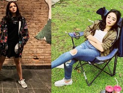 8 Potret Outfit Gita Sinaga yang Modis Suka Tampil Kasual & Boyish
