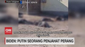 VIDEO: Biden: Putin Seorang Penjahat Perang