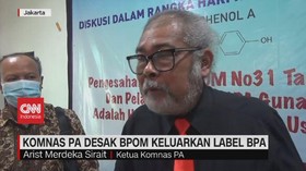 VIDEO: Komnas PA Desak BPOM Keluarkan Label BPA