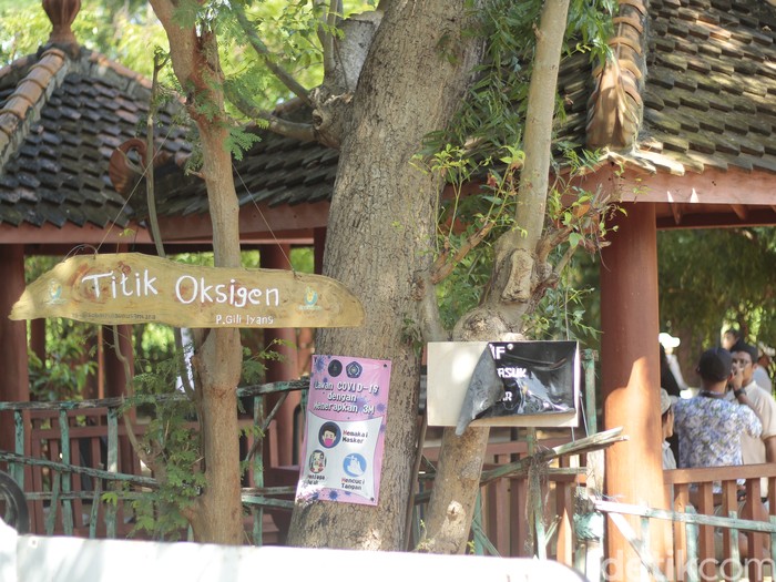 Gili Iyang is said to be the place with the second best oxygen in the world.  Wow, it's really good for your health, isn't it?