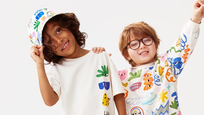 Bersama Seniman Martcellia Liunic, H&M Rilis Koleksi Kolaborasi Baju Anak yang Ramah Lingkungan