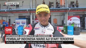 VIDEO: Pembalap Indonesia Mario Aji Start Terdepan