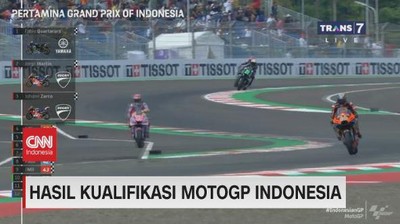 VIDEO: Hasil Kualifikasi MotoGP Indonesia