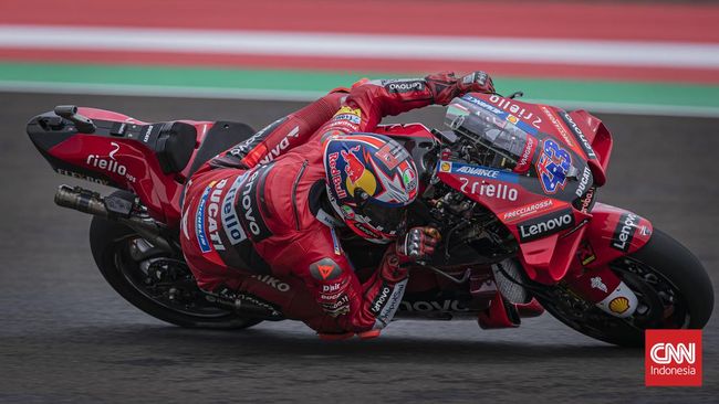 Pembalap Ducati, Jack Miller jadi pembalap tercepat di sesi latihan bebas pertama (FP1) MotoGP Jerman.