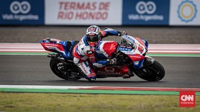 Hasil FP1 MotoGP Inggris: Zarco Tercepat, Bagnaia Kecelakaan
