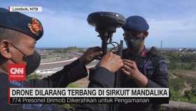 VIDEO: Drone Dilarang Terbang di Sirkuit Mandalika