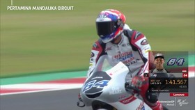 VIDEO: Sejarah Mario Aji Start Ketiga di Moto3 Mandalika