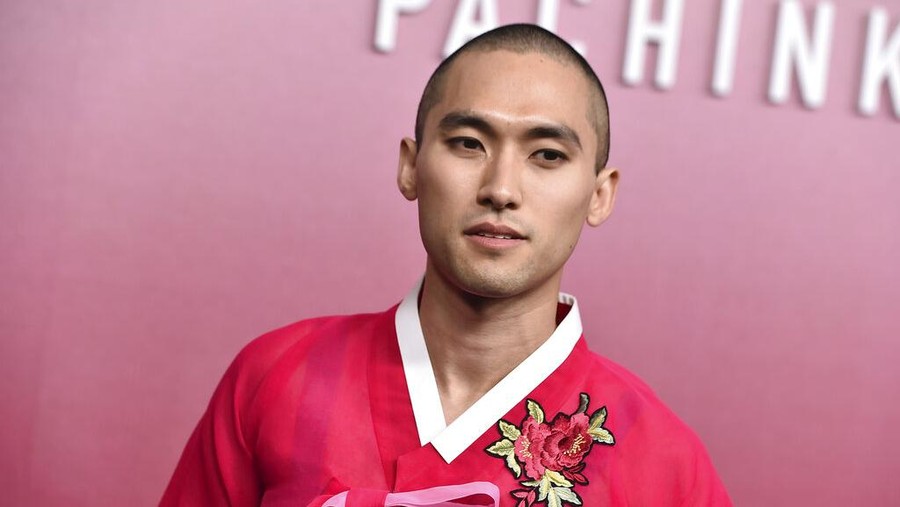 Cast member, Jin Ha, arrives at the global premiere of 