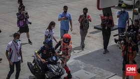 Marquez Dibawa ke RS Usai Kecelakaan di Pemanasan MotoGP Mandalika