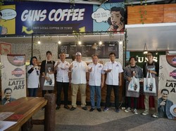 Relawan Erick Thohir Gelar Kontes Racik Kopi dan Aksi Sosial di Sumsel