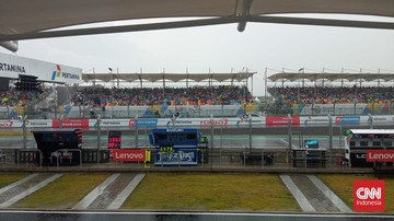 Update Eksklusif Olahraga CNN : MotoGP Mandalika 2025 Diprediksi Diguyur Hujan