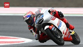VIDEO: Start Di Grid Depan, Mario Aji Finish Di Urutan 14 Moto3