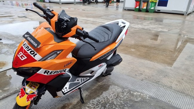 Honda Vario 160 disiapkan dan diproduksi khusus Astra Honda Motor (AHM) untuk mendukung RHT pada gelaran balap dunia MotoGP Mandalika.