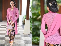 7 Potret Outfit Kebaya Maudy Ayunda Hadiri Pernikahan Putri Tanjung