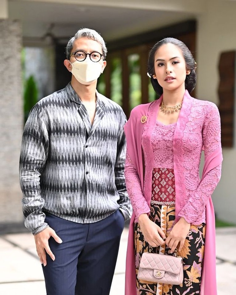 Maudy Ayunda Penampilan Maudy Ayunda hadiri pernikahan Putri Tanjung