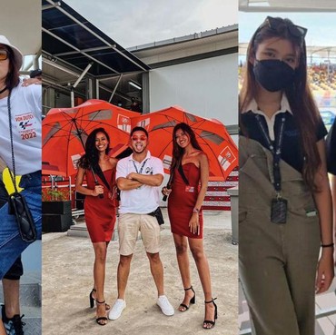 Intip 10 Potret Keseruan Artis Tanah Air Tonton MotoGP Mandalika 2022