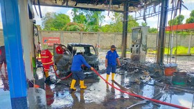 SPBU di Samarinda Terbakar, 1 Korban Luka Bakar 40 Persen