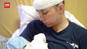 VIDEO: Perjuangan Ibu Lindungi Bayinya dari Serangan Rudal di Kyiv