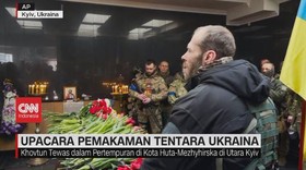 VIDEO: Upacara Pemakaman Tentara Ukraina