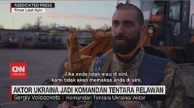 VIDEO: Aktor Ukraina Jadi Komandan Tentara Relawan