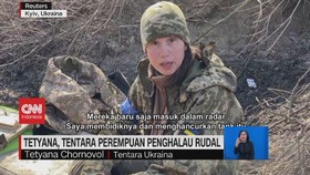 VIDEO: Tetyana, Tentara Perempuan Penghalau Rudal