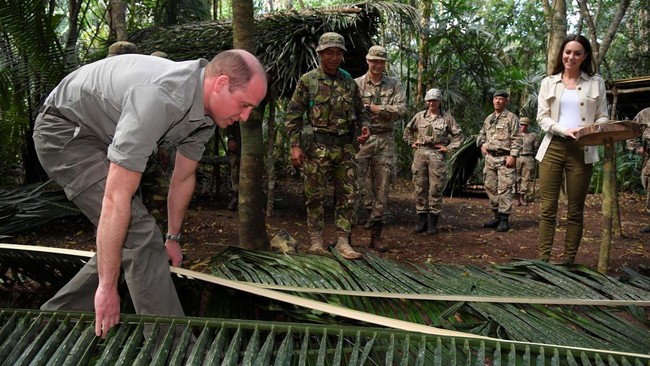 FOTO: Pelesiran Pangeran William dan Kate Middleton di Karibia