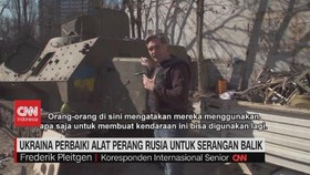 VIDEO: Ukraina Perbaiki Alat Perang Rusia untuk Serangan Balik