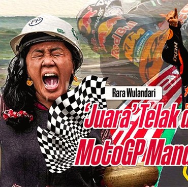 Infografis: Rara Wulandari 'Juara' Telak di Ajang MotoGP Mandalika