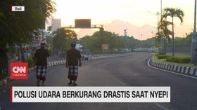 VIDEO: Polusi Udara Berkurang Drastis saat Nyepi