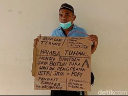 Viral Suami di Manado Pakai Kardus Cari Pendonor Darah, Istri Idap Kanker