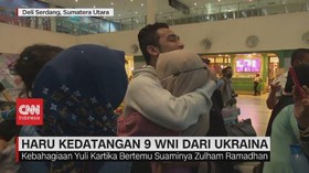 VIDEO: Haru Kedatangan 9 WNI Dari Ukraina