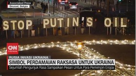 VIDEO: Simbol Perdamaian Raksasa untuk Ukraina