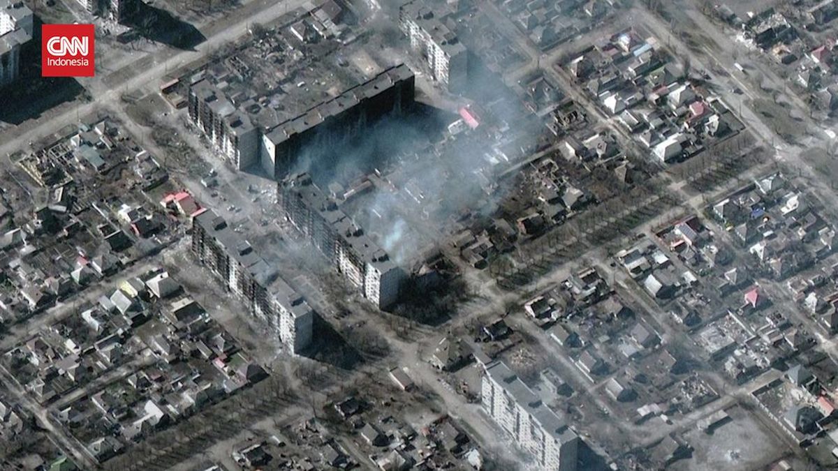 VIDEO: Penampakan Kota Mariupol Ukraina yang Terus Dibombardir Rusia