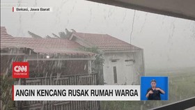 VIDEO: Angin Kencang Rusak Rumah Warga