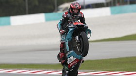 MotoGP Pamer Aksi Wheelie Para Pembalap di Sirkuit Mandalika