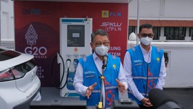 Parade Motor Listrik Ramaikan Pelaksanaan ETWG di Yogyakarta