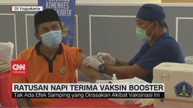 VIDEO: Ratusan Narapidana di Yogyakarta Terima Vaksin Booster