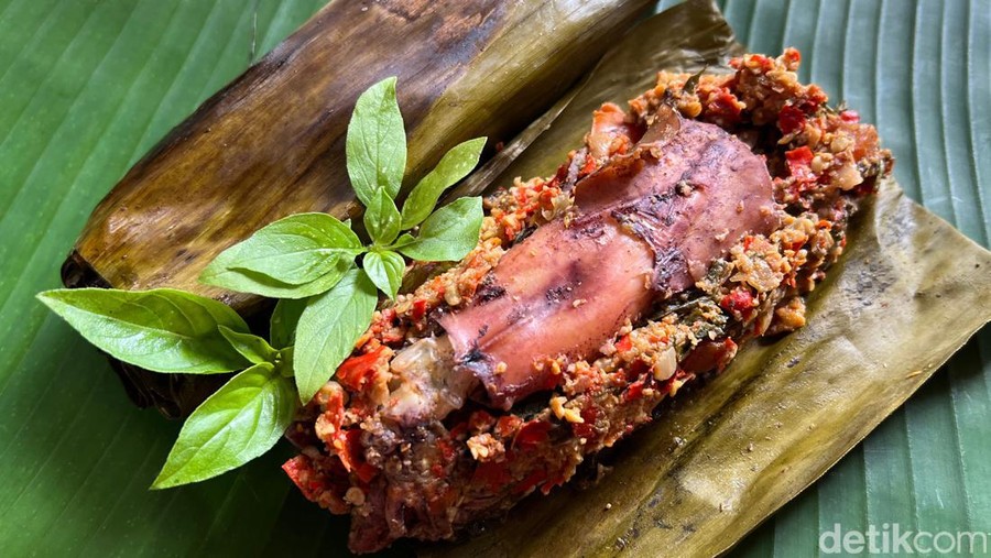 Resep Pepes Cumi Bumbu Merah Resep Pepes Cumi Bumbu Merah