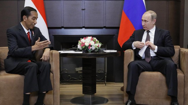 Presiden Indonesia, Joko Widodo atau Jokowi, dilaporkan akan bertemu dengan Presiden Rusia Vladimir Putin di Moskow pada 30 Juni mendatang.