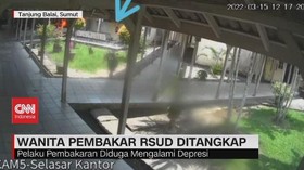VIDEO: Wanita Pelaku Pembakar RSUD di Tanjung Balai Ditangkap