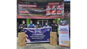 Program 15 Hari Berbagi Sehat AICE Bantu Korban Gempa Pasaman Barat