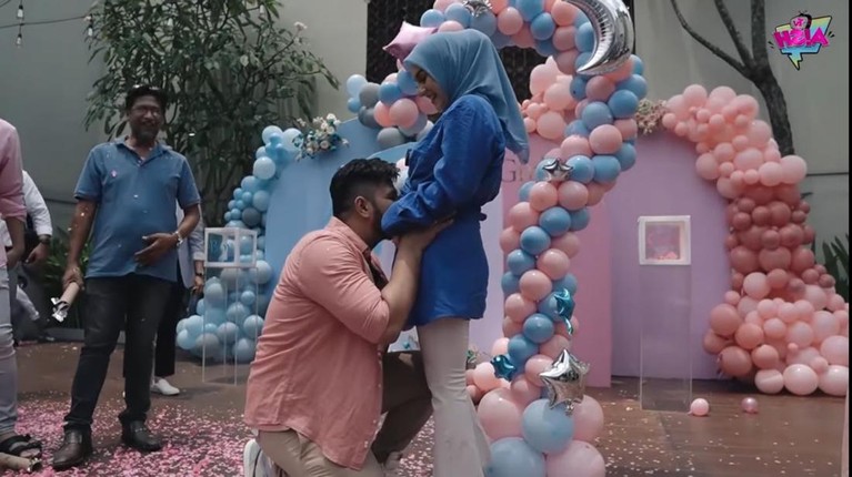 Ammar Zoni dan Irish Bella Gender Reveal Irish Bella