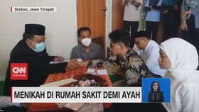 VIDEO: Pasangan di Brebes Gelar Akad Nikah di Rumah Sakit