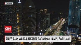 VIDEO: Anies Ajak Warga Jakarta Padamkan Lampu Satu Jam