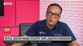 VIDEO: Ketum Jokowi Mania Dicopot Dari Jabatan Komisaris