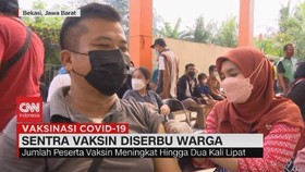 VIDEO: Sentra Vaksin Diserbu Warga