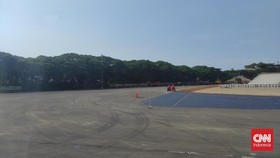 Melihat Pembangunan Sirkuit Formula E yang Capai 87 Persen