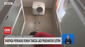 VIDEO: Waspada Perkakas Rumah Tangga Jadi Penghantar Listrik