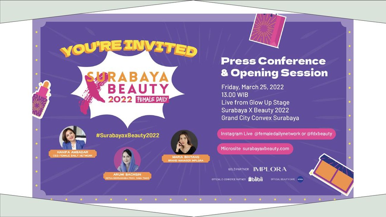Serba-serbi Acara Surabaya X Beauty 2022 oleh Female Daily